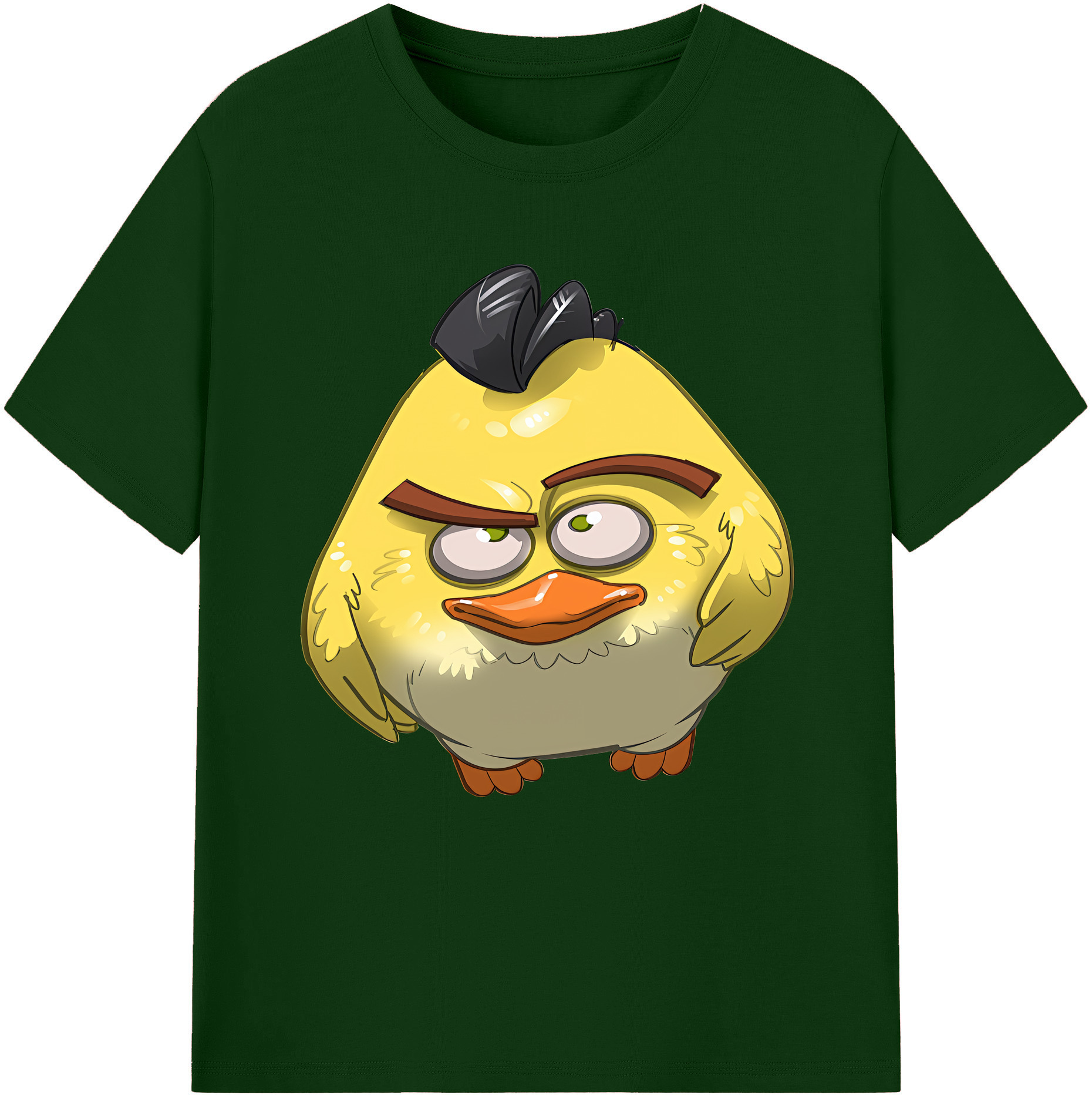 （画像用） Angry Birds アングリーバード 綿100％半袖Tシャツ（フロントプリント）